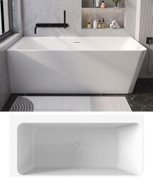 Niagara Wellness ILDA-L matt fehér szabadonálló kád