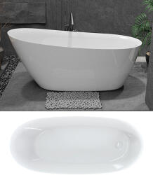 Niagara Wellness LEA fényes fehér szabadonálló kád