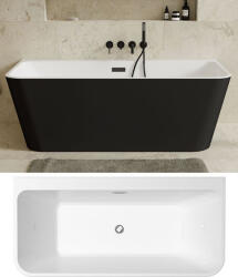 Besco VARYA B&W MATT szabadonálló kád