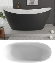 Niagara Wellness LEXIE matt b&w szabadonálló kád