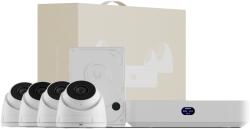 Ubiquiti Sistem NVR Ubiquiti UNVR-Instant-Kit, 4 camere G5 Turret Ultra, rezolutie 2K, HDD de 1TB, interfata 1 port GbE RJ45 uplink, 6 porturi GbE PoE RJ45 downlink (UNVR-Instant-KIT)