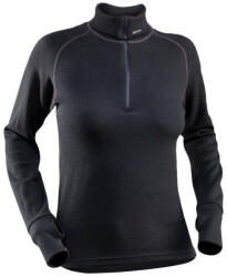 Devold Expedition Woman Zip Neck női garbó L / fekete
