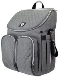 DOOKY 2in1 pelenkázó hátizsák szürke melanzs