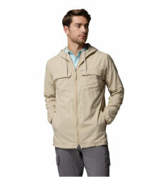 Columbia Skien Valley Hooded Long sleeve Shirt férfi széldzseki M / bézs/fehér