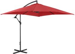 UNIPRODO Lámpa formájú napernyő - Bordóvörös - négyszögletes - 250 x 250 cm - dönthető (UNI_UMBRELLA_SQ250BO_N)