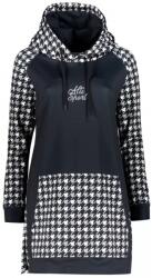 Altisport Prémium női funkcionális hosszabbított pulóver ALTISPORT VOJ/ALW048MI03 FEKETE-FEHÉR méret: M