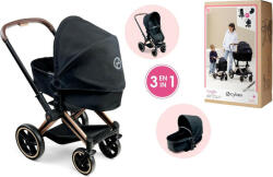 Corolle - Cybex Priam 3in1-ben többfunkciós babakocsi - fekete (142070) (9000142070) - pepita