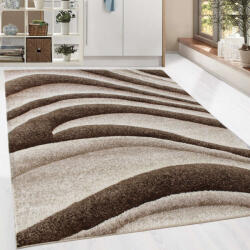 Nílus Nara 6029 Bézs Szőnyeg - Modern Hullámos Minta - 200x290 cm