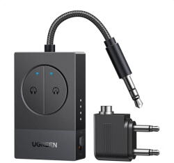 UGREEN Modulator FM Transmitator Audio, Bluetooth 5.3, Type-C, Jack 3.5mm - BT305 - Black (KF2360918) - vexio