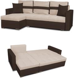  Figo Sarokkanapé Ágy Sarok Alvási Funkcióval Family Furniture Fehér Szürke