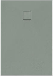 Welland kőhatású zuhanytálca szifonnal 80 x 120 cm - zöld (GT-12080SS) - pepita