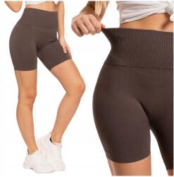 Moraj Női kerékpáros harisnya, Moraj, magas derekú, push-up, barna, rugalmas anyagból, SM INTL (RDL700-020-MOCCA-S/M)