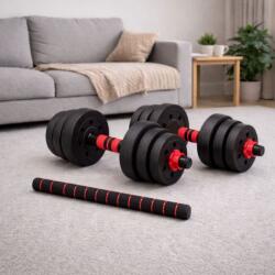 FD Súlyzó készlet 2 az 1 egykezes és kétkezes 20 kg (8594214030912) - kokiskashop