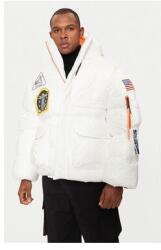 Alpha Industries Férfi kabát, Alpha Industries, 304544095, Polietilén, XL INTL, Fehér (0000304544095_XL)