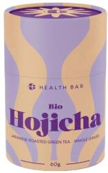 Health Bar Hojicha bio Health Bar tea, koffeint tartalmaz, antioxidánsokban gazdag, csökkenti a koleszterinszintet, segíti az emésztést, vegán, gluténmentes, bio, prémium, kézzel szedett és feldolgozott, 60 g (H