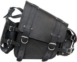 RSA S49 H-D Softail bőr motoros táska fekete