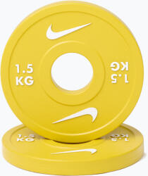 Nike Strength Terhelés Nike Strength Change Plates 2 x 1, 5 kg yellow/white Súlytárcsa