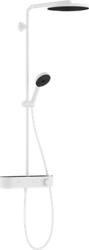 Hansgrohe Pulsify S Showerpipe 260, 1 jet EcoSmart, Showertablet Select 400, matt fehér (HG-24221700)