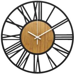 Nobo Kids Dekoratív falióra, Nobo Kids, analóg, fém, fekete, 80x2x80cm (CH-246290)