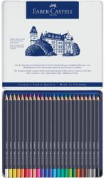 Faber-Castell színes ceruzák, 24 szín, Goldfaber fém doboz (FC114724)