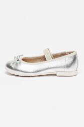 GEOX Geox, Plie bőrcipő rugalmas pánttal, Ezüstszín, 36 EU (J4555D00044C1007-36)