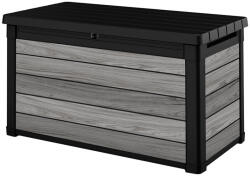 Keter Decocoat műanyag kerti lád 380 l viharszürke (271422) - homelux