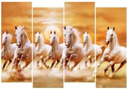 MÉDIA Média vászonfestmény, lovak 1, 120 x 95 cm, 4db (TABIMG2130)