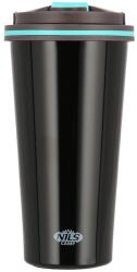 Nils Camp Termikus bögre, Nils Camp, Rozsdamentes acél, 500ml, Fekete