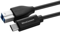 MicroConnect kábel, USB-C - USB3.0-B, 3 m (USB3.1CB3)