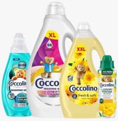 Coccolino Yellow Mosóparfüm + Színes mosási csomag