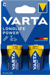 VARTA Longlife Power C alkáli elemek, LR14, 2 db (4914121422)