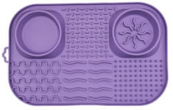Fiboo Fibooffet licking mat lila 41x26, 5cm