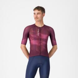 Castelli Tricou Castelli CLIMBER'S A/C, bordo/alb (L)