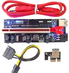  Riser kártya OEM VER 010S PLUS PCI-E (V010SPLUS)