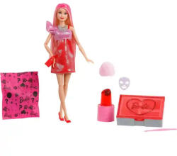 Mattel Barbie Glam Party Unboxed meglepetés baba - Piros ruhában (JFY68) - jatekbirodalom