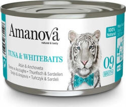  AmaNova Cat P09 Canned Tuna Whitebaits Broth 70 g