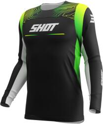 Shot Tricou motocross copii Shot Contact Apex galben fluo (SHOA06-12C1-DK2)