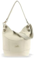 ZELLIA Női Válltáska ZLB401 Beige Matt - Krokkó - (ZLK-zlb401-11730125)