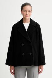 Marc O'Polo gyapjú kabát - fekete 40
