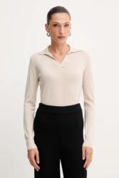 Max Mara gyapjú pulóver CAPPA - bézs L