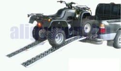 AVRamps 1 pár nagy teherbírású összecsukható rámpa 220 cm a 2 db 680 kg teherbírású. Rámpa kis traktor munkagép fűnyíró motor