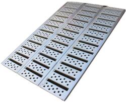 AVRamps Extra széles rámpa, 175x115 cm nagy teherbírású összecsukható alumínium rakodó rámpa teherbírása 1020 kg - 340 kg elemenként