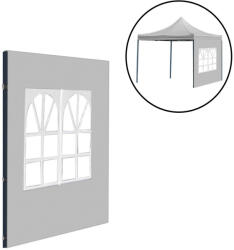 Leziter Kerti pavilon ablakos oldalfal ponyva 3x3 m (LPOPA-30-GREY)