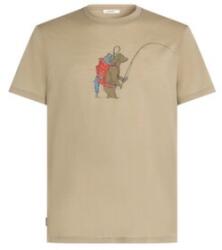 Icebreaker Merino 150 Tech Lite SS Tee Bear Catch Men Tricou cu mânecă scurtă FLAGSTONE XL
