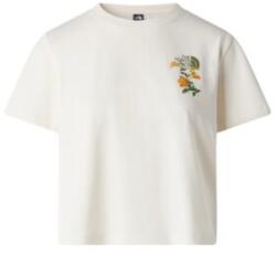 The North Face Flora Embro Regular Short Sleeve Tee-Graphic Women Tricou cu mânecă scurtă WHITE DUNE XL
