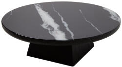 Ma Maison Dover 100 dohányzóasztal gyanta márvány mintázatú fekete (KHM-MM001501100420)