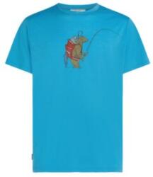 Icebreaker Merino 150 Tech Lite SS Tee Bear Catch Men Tricou cu mânecă scurtă ARCTIC M