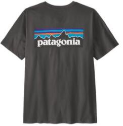 Patagonia P-6 Logo T-Shirt Men Tricou cu mânecă scurtă Ink Black XL