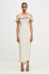 coperni ruha Ruffle Dress - bézs M