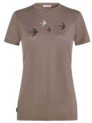 Icebreaker Merino 150 Tech Lite SS Tee Bird Transit Women Tricou cu mânecă scurtă PORCINI M